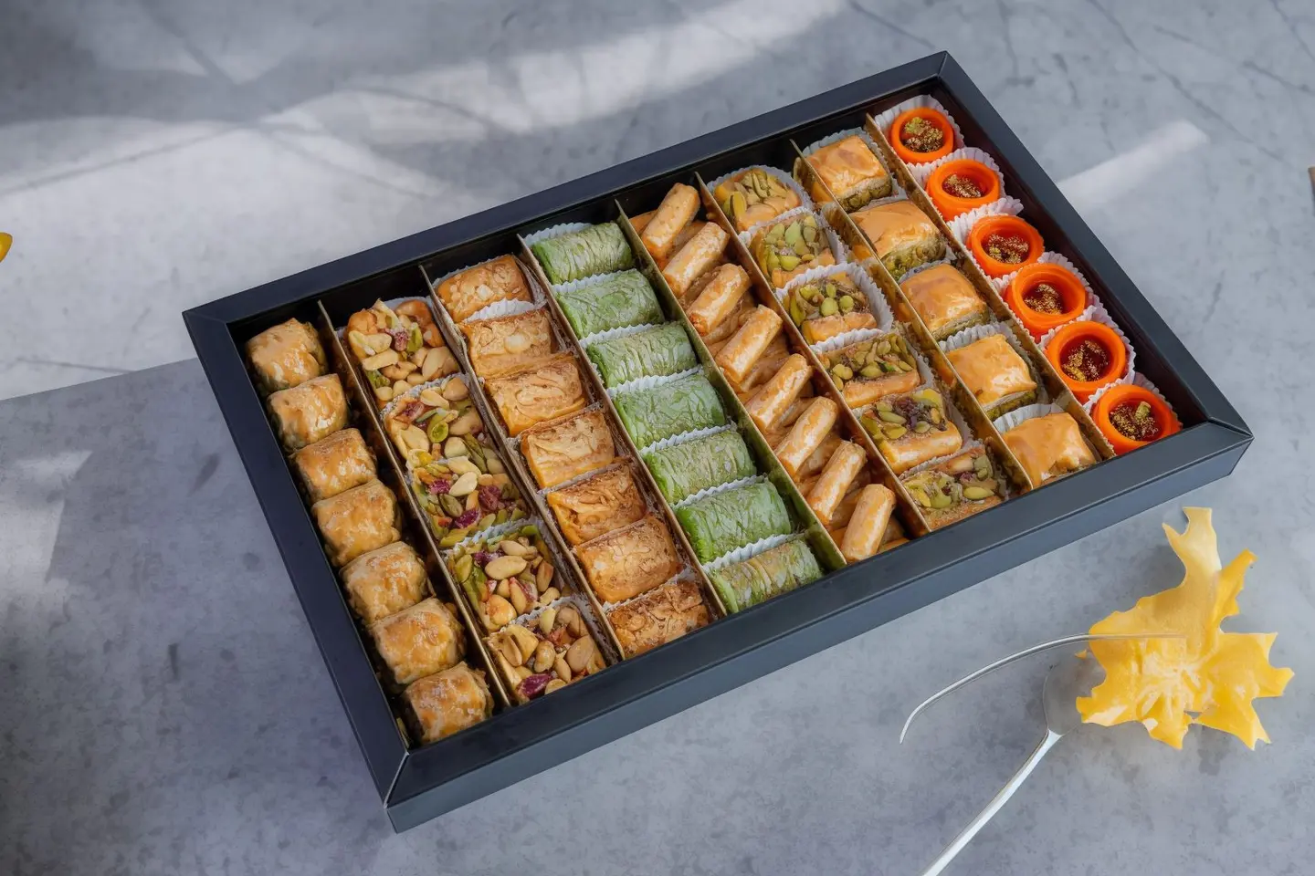 بقلاوة تركي حشوات فستق حلبي