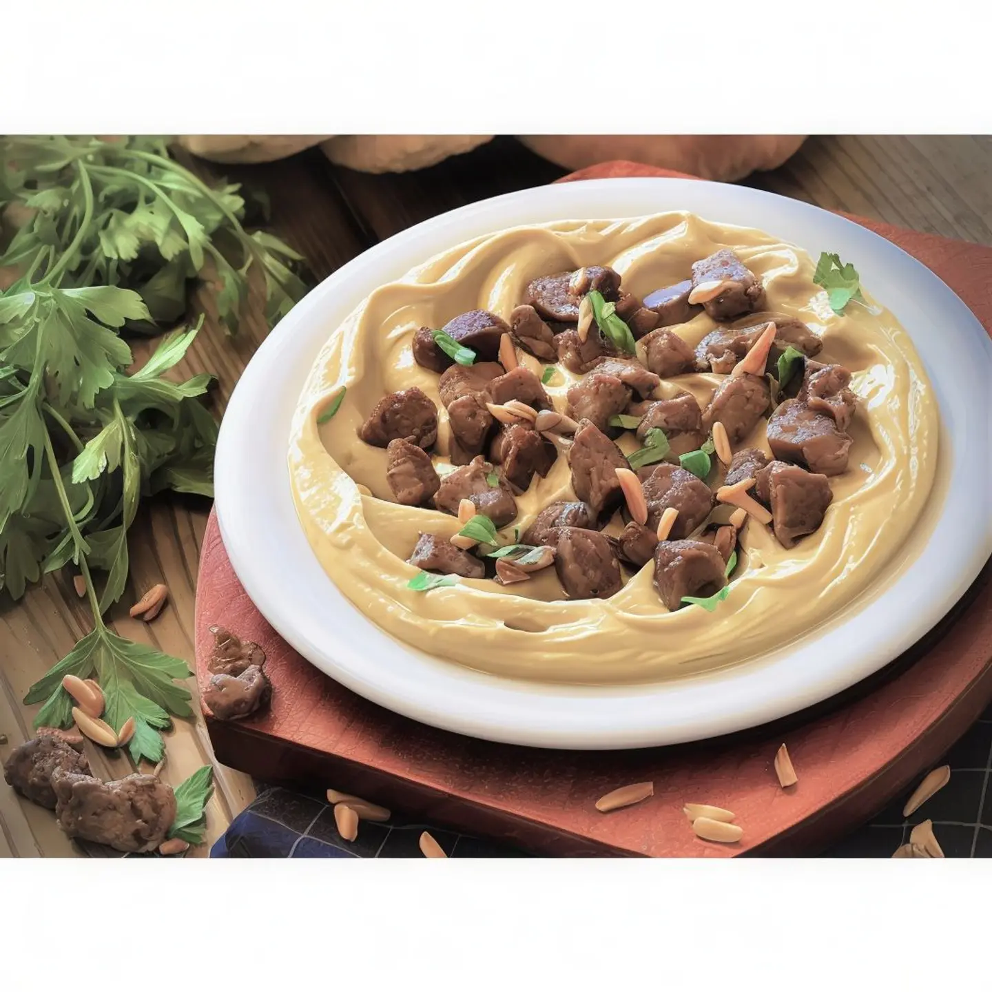 كبدة بالحمص