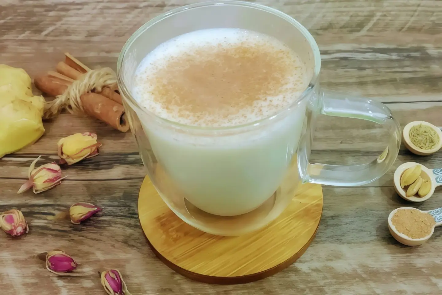 حليب زنجبيل