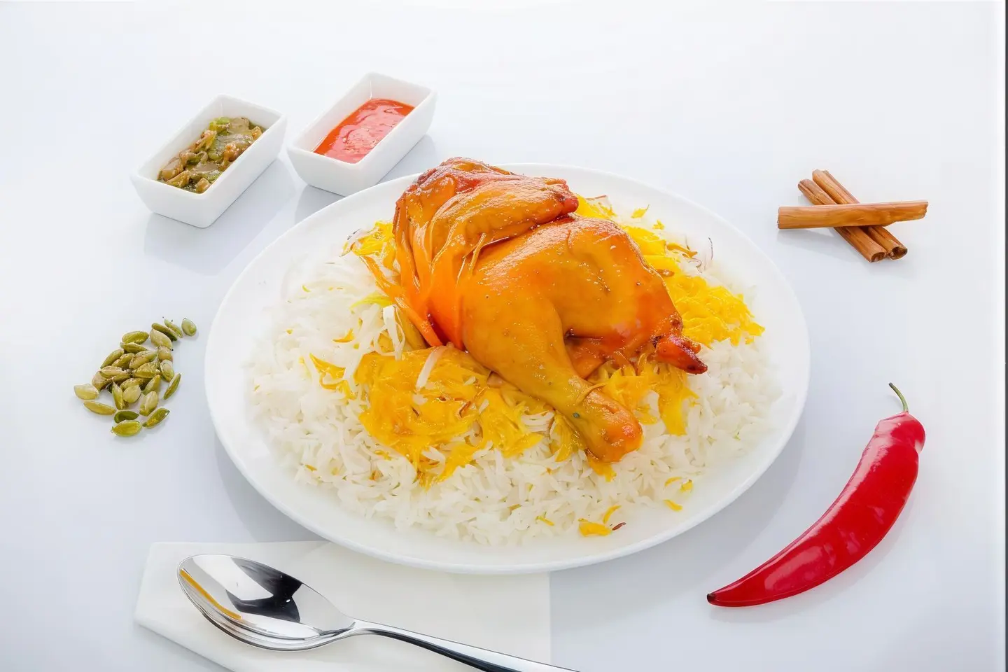دجاج مندي - نصف حبة دجاج