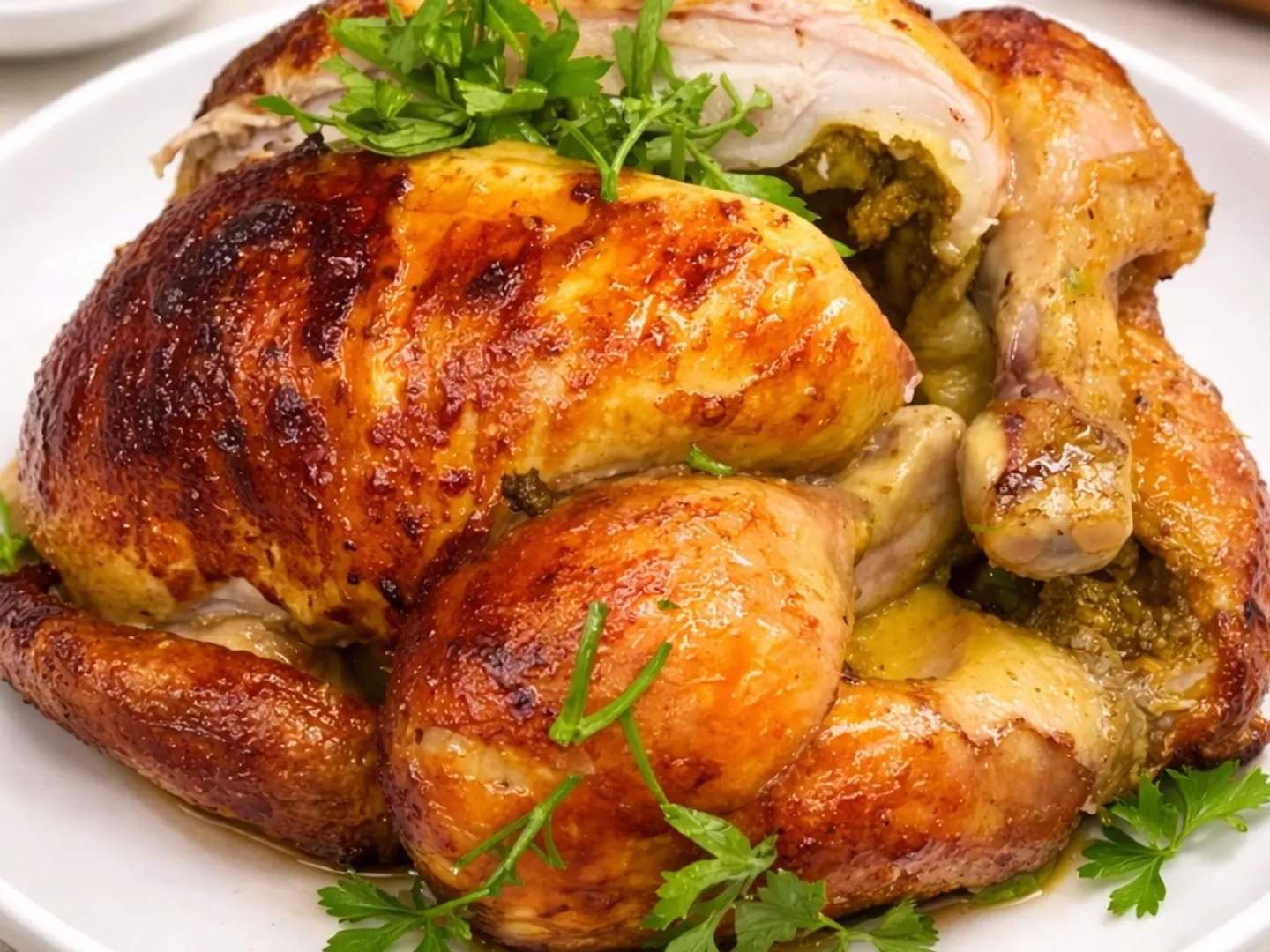 Whole Chicken Smoked Grill Without Rice