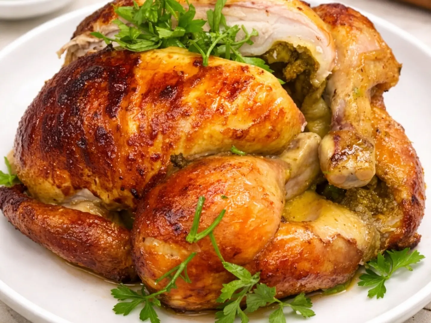 Half Smoked Grill Chicken Without Rice