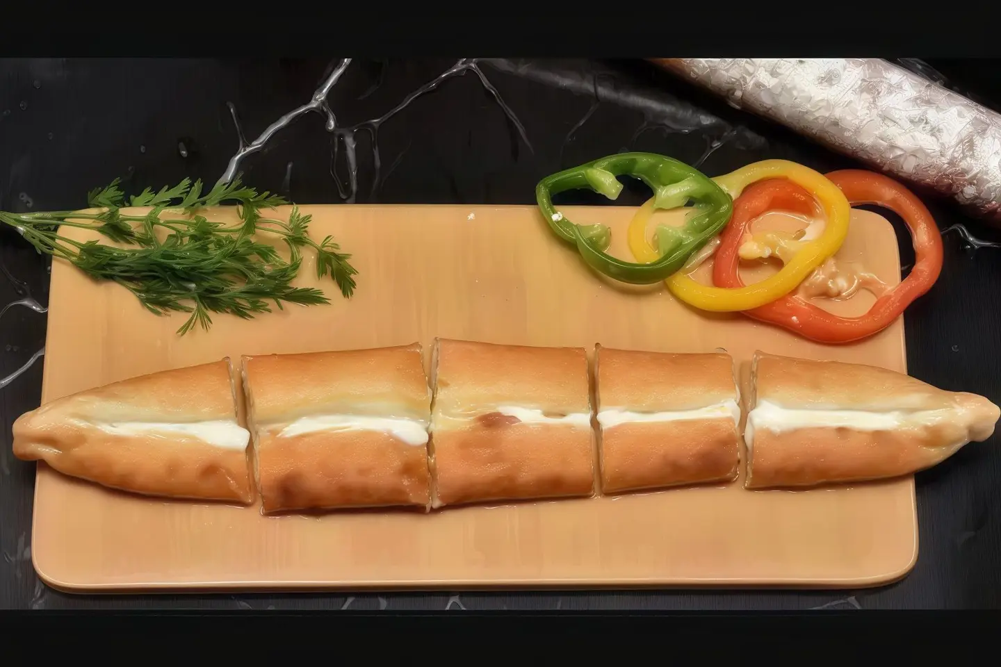 فطيرة جبن سائل