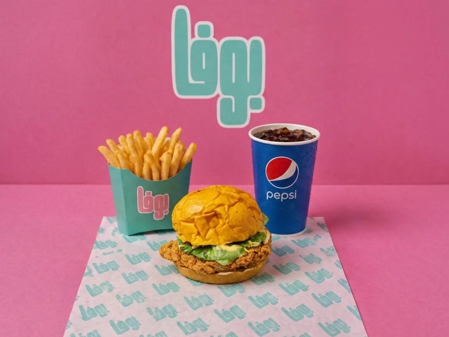 Crispy Burger Meal