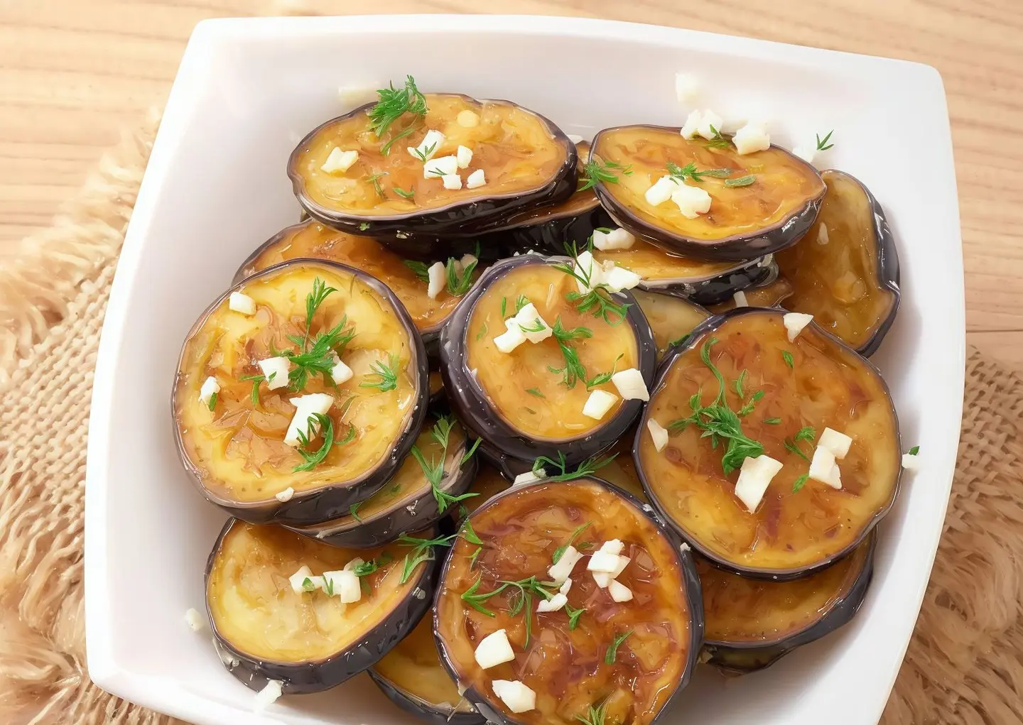 صحن باذنجان صغير