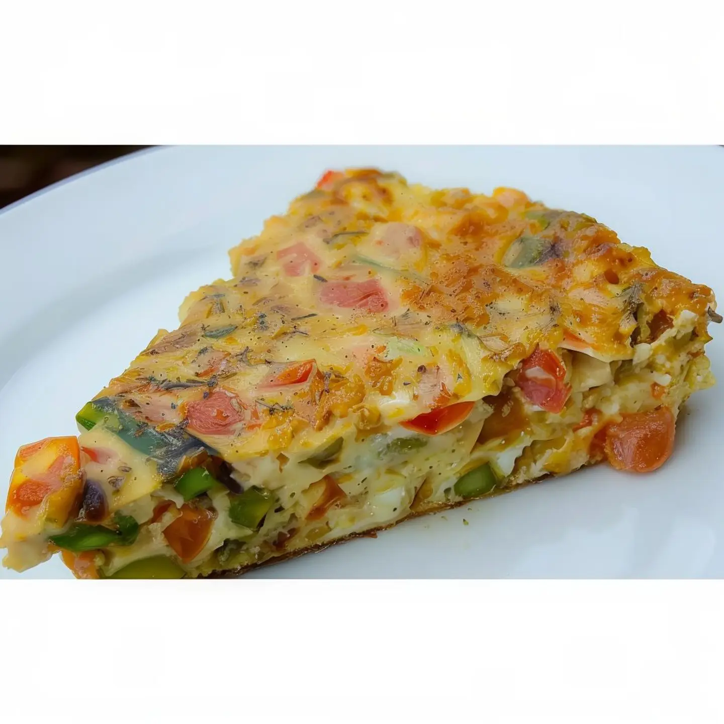 Egg Cheese Pie With Vegetables