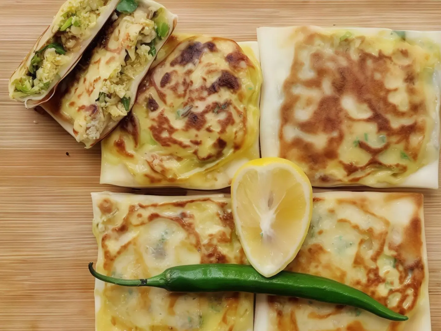 مطبق خضار جبن مالح