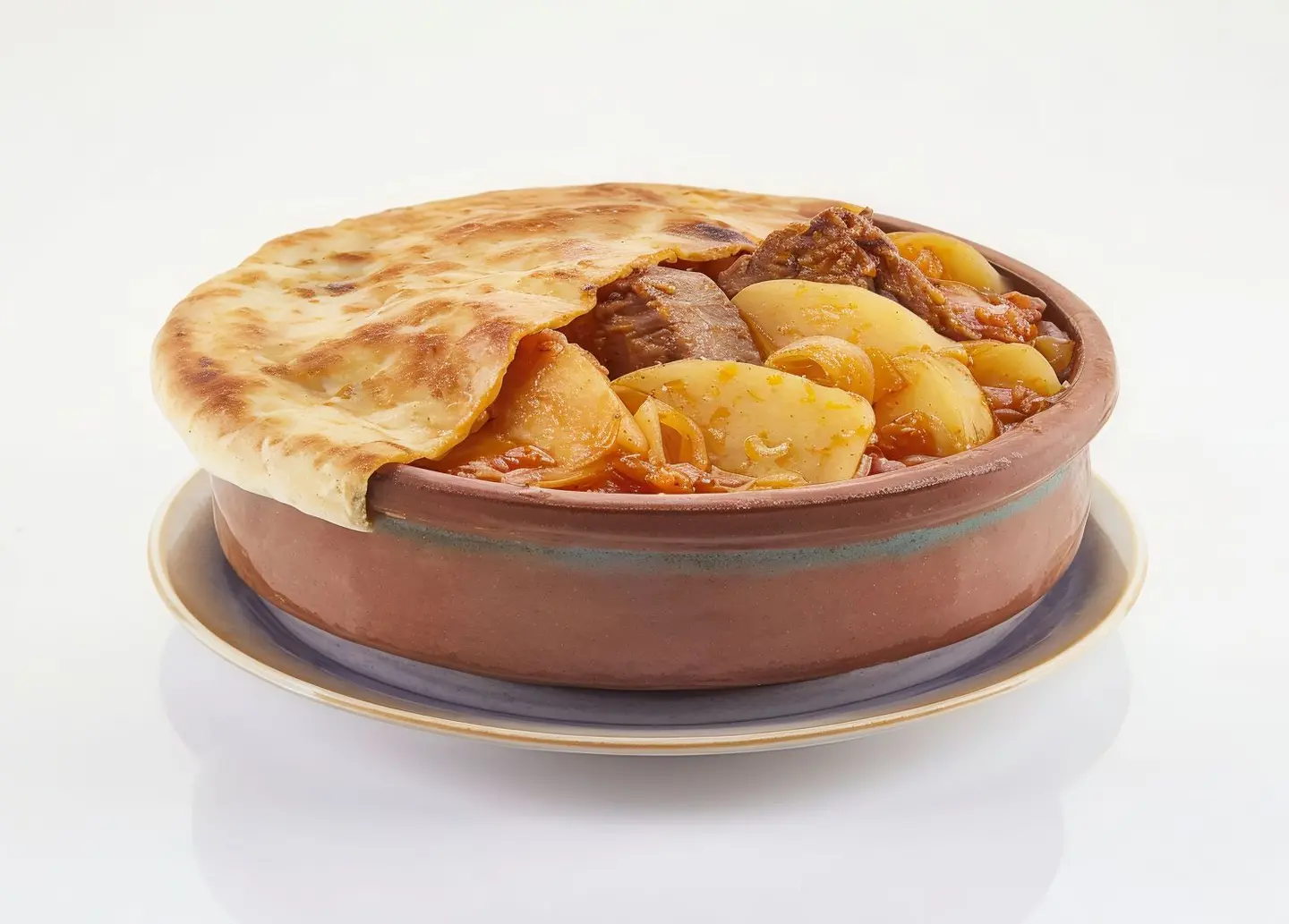 طاجن بطاطس باللحم