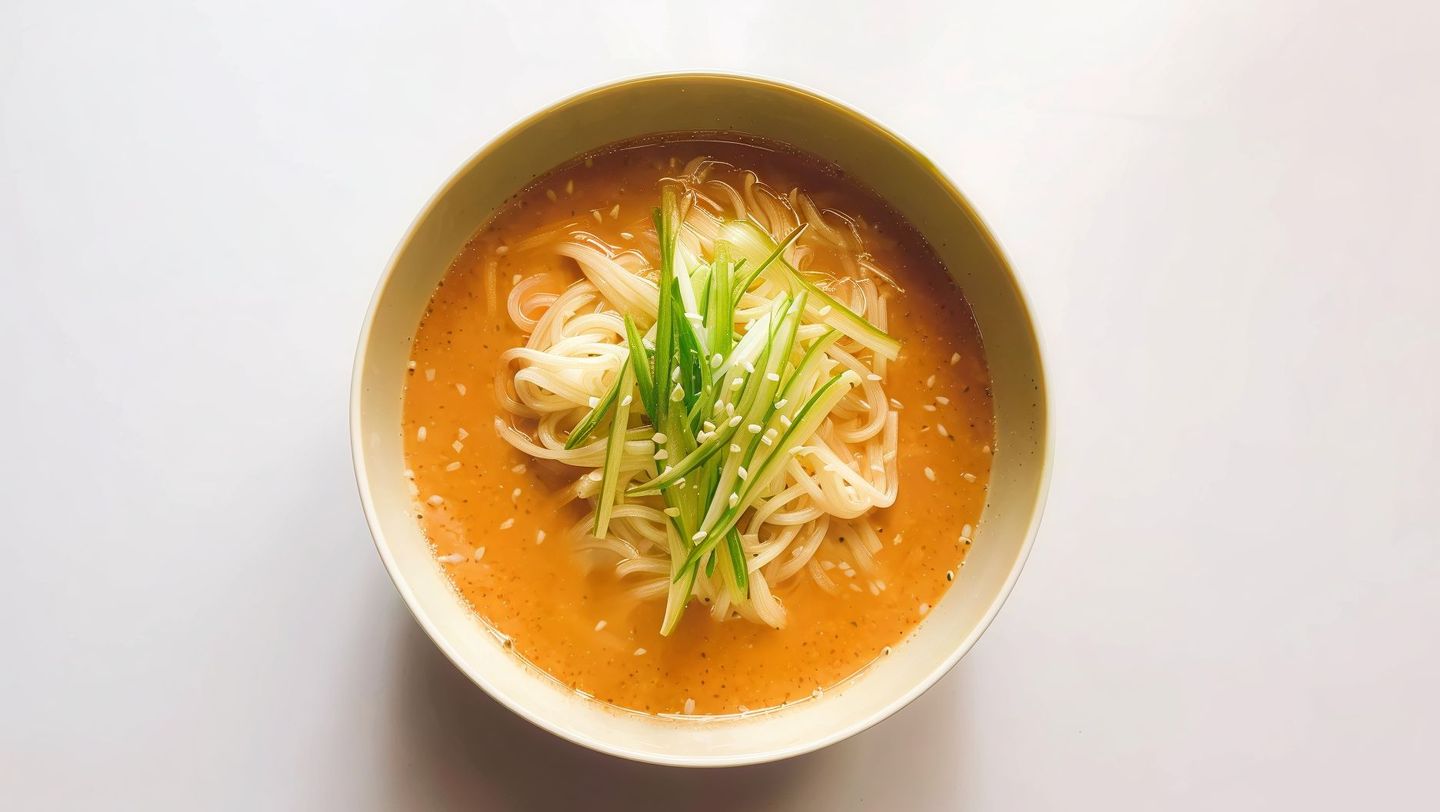 Vegetables Noodles Soup