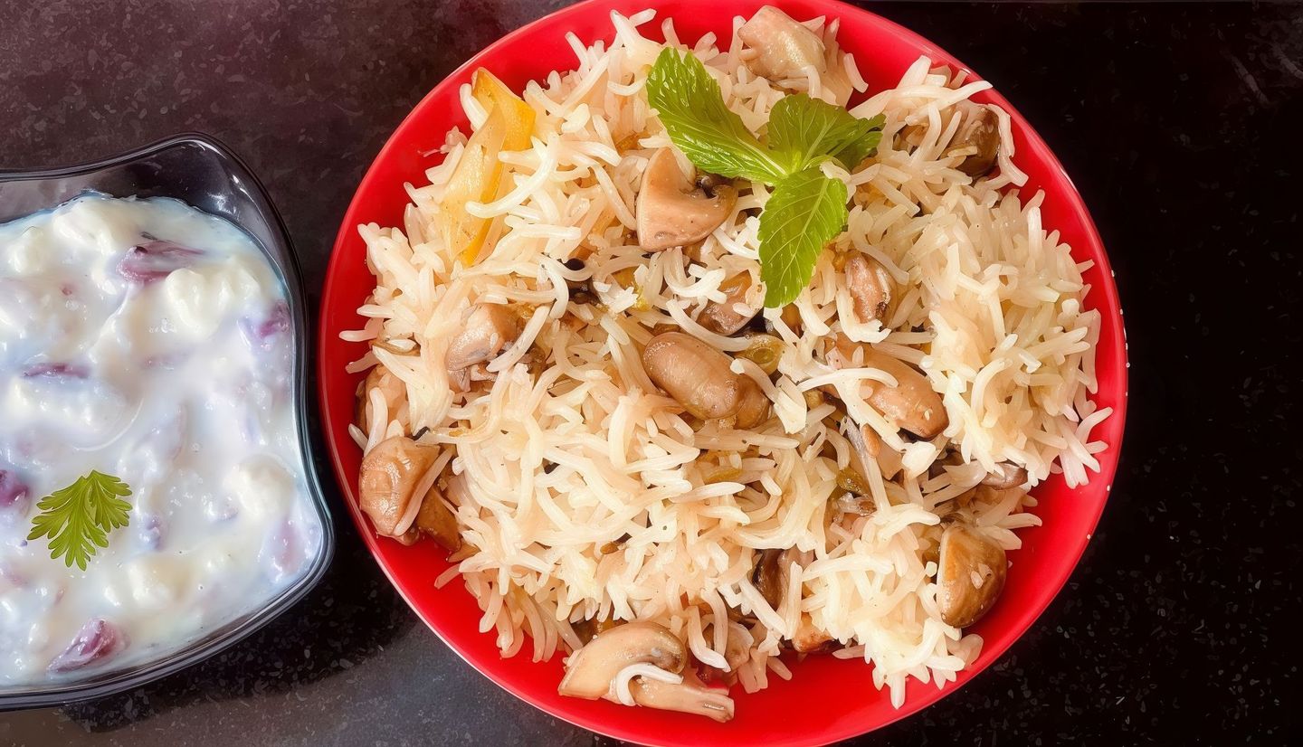 Mushroom Pulao
