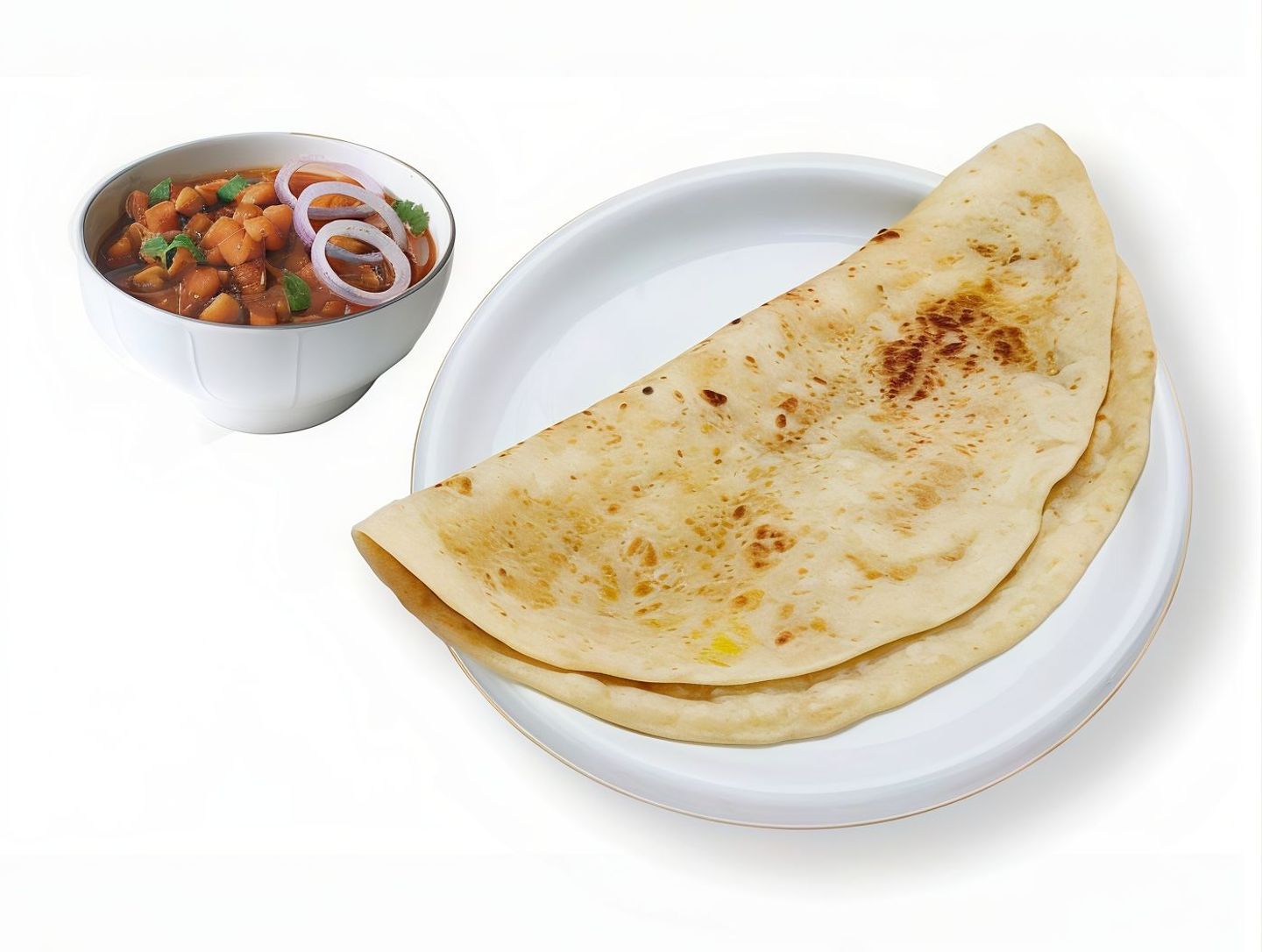 Chappathi 2 Pieces With Sidedish