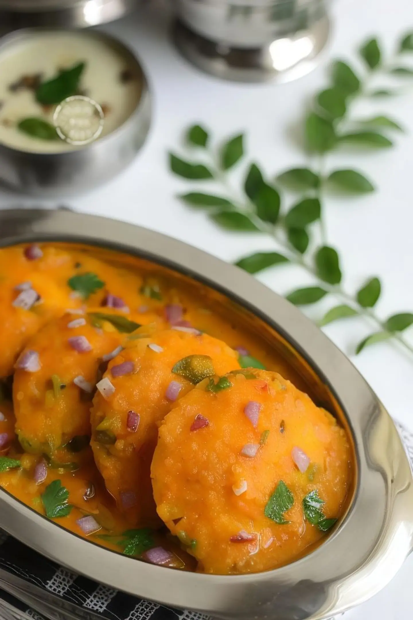 Mini Ghee Idly Sambar 14 Pieces