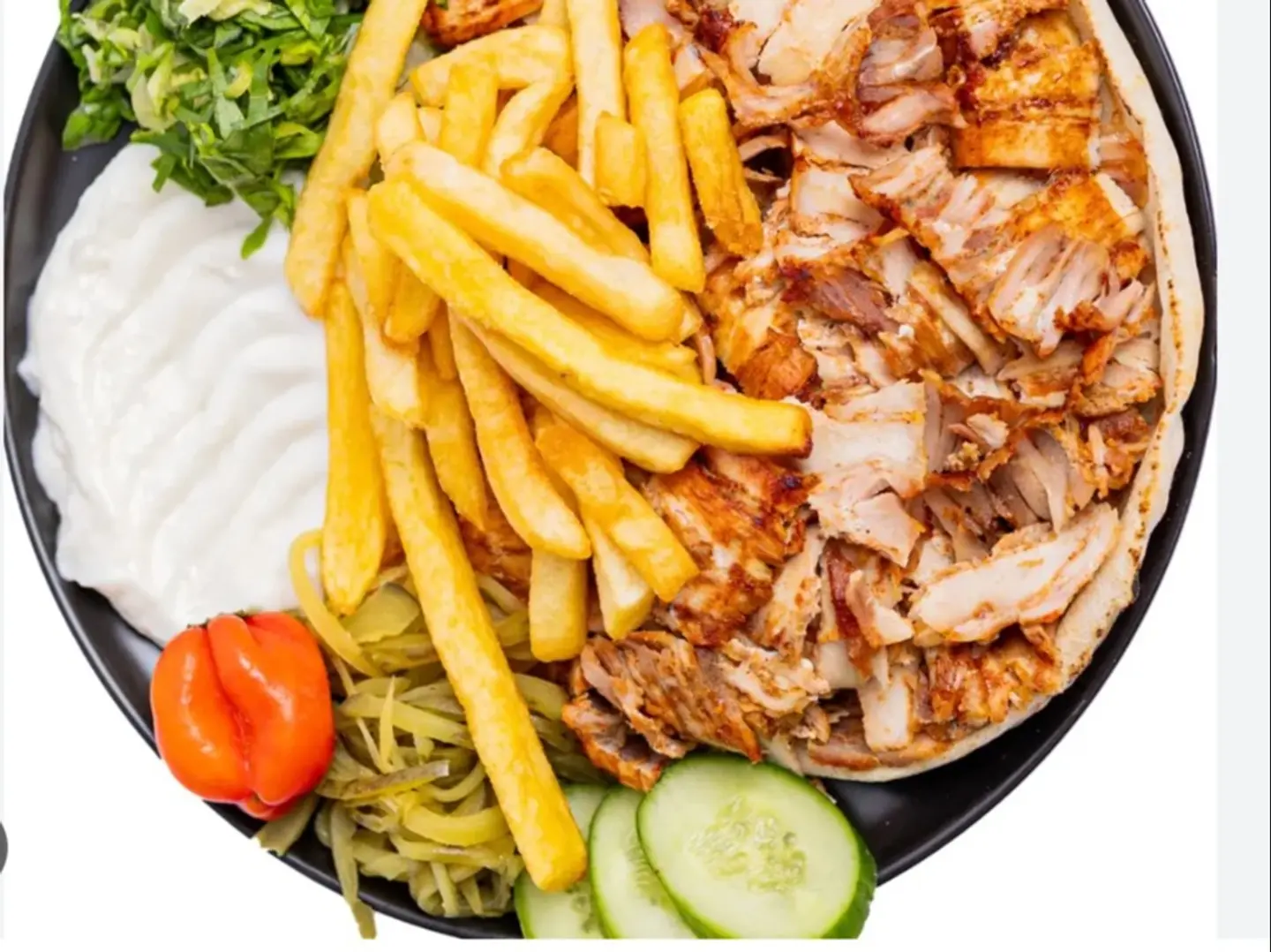 صحن شاورما صغير