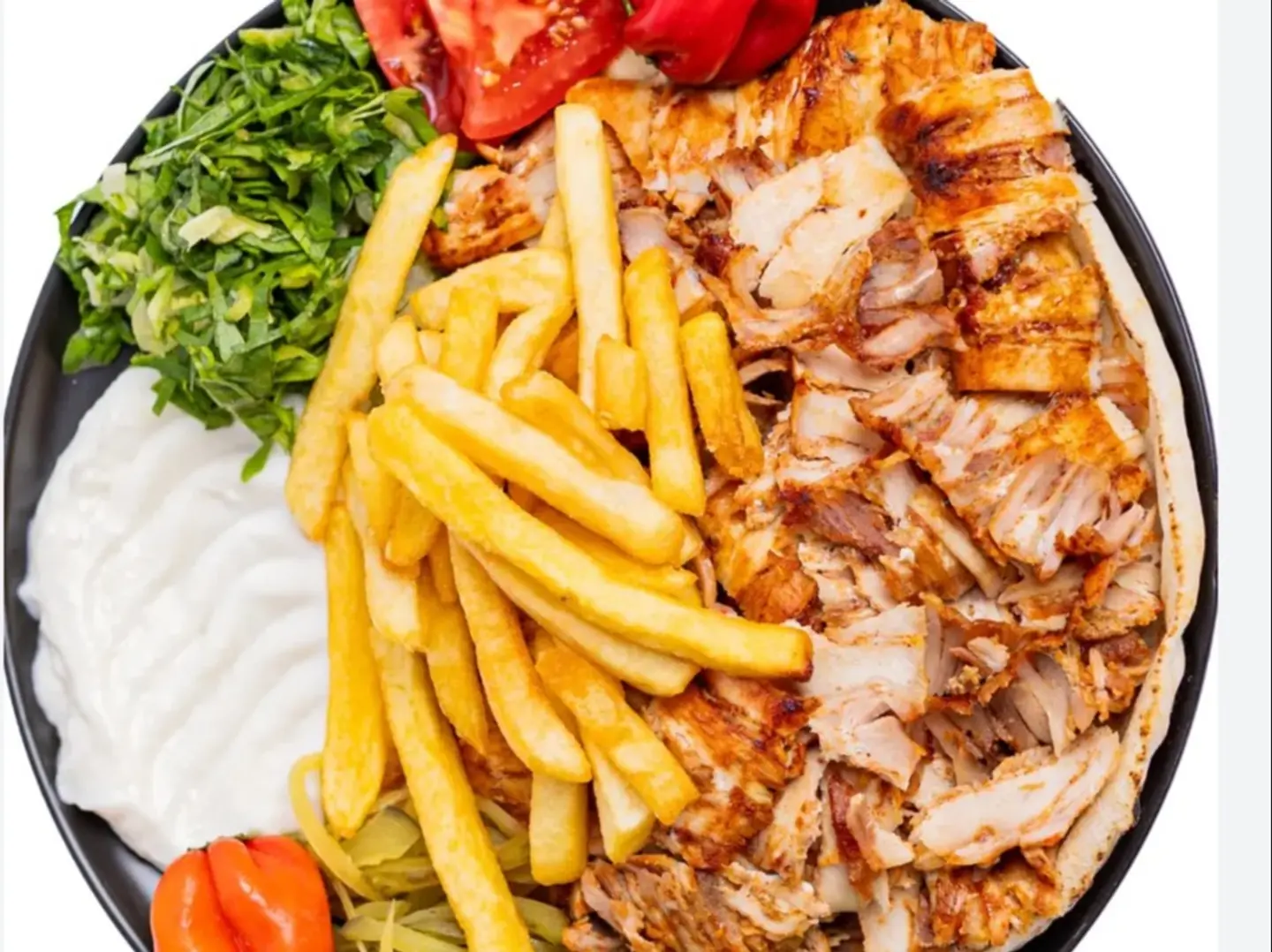 صحن شاورما كبير