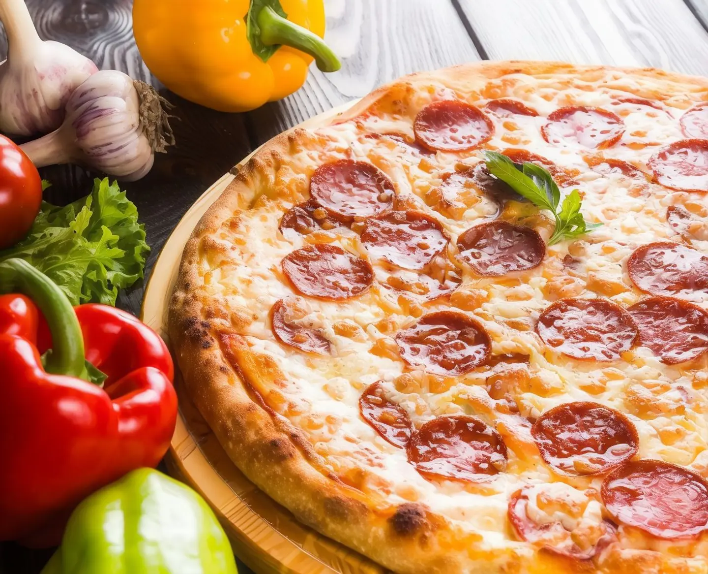 Mortadella Pizza - Large
