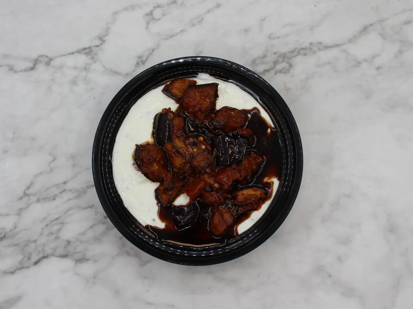 Labneh With Eggplant Plate