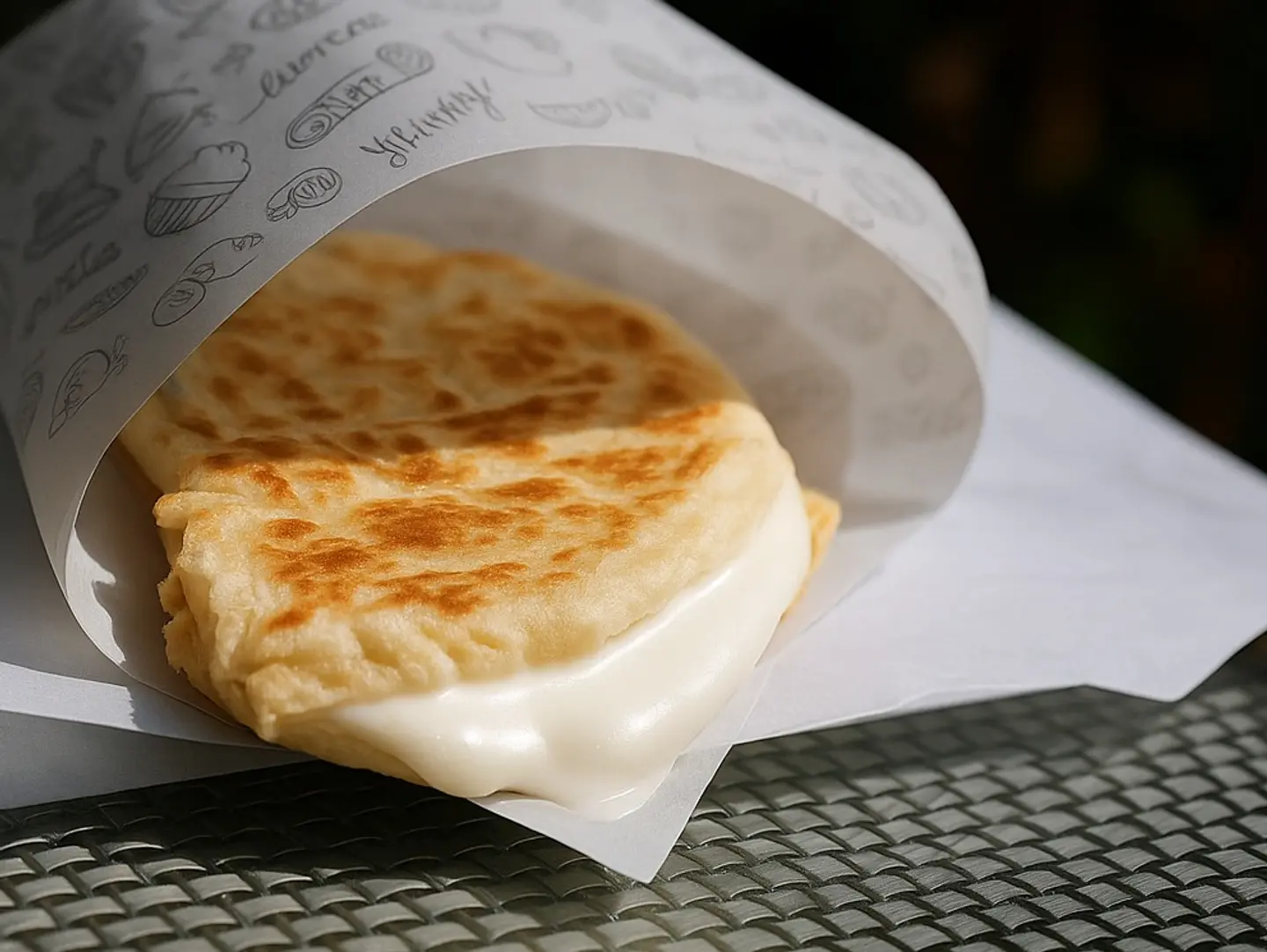 فطائر بالجبن السائل