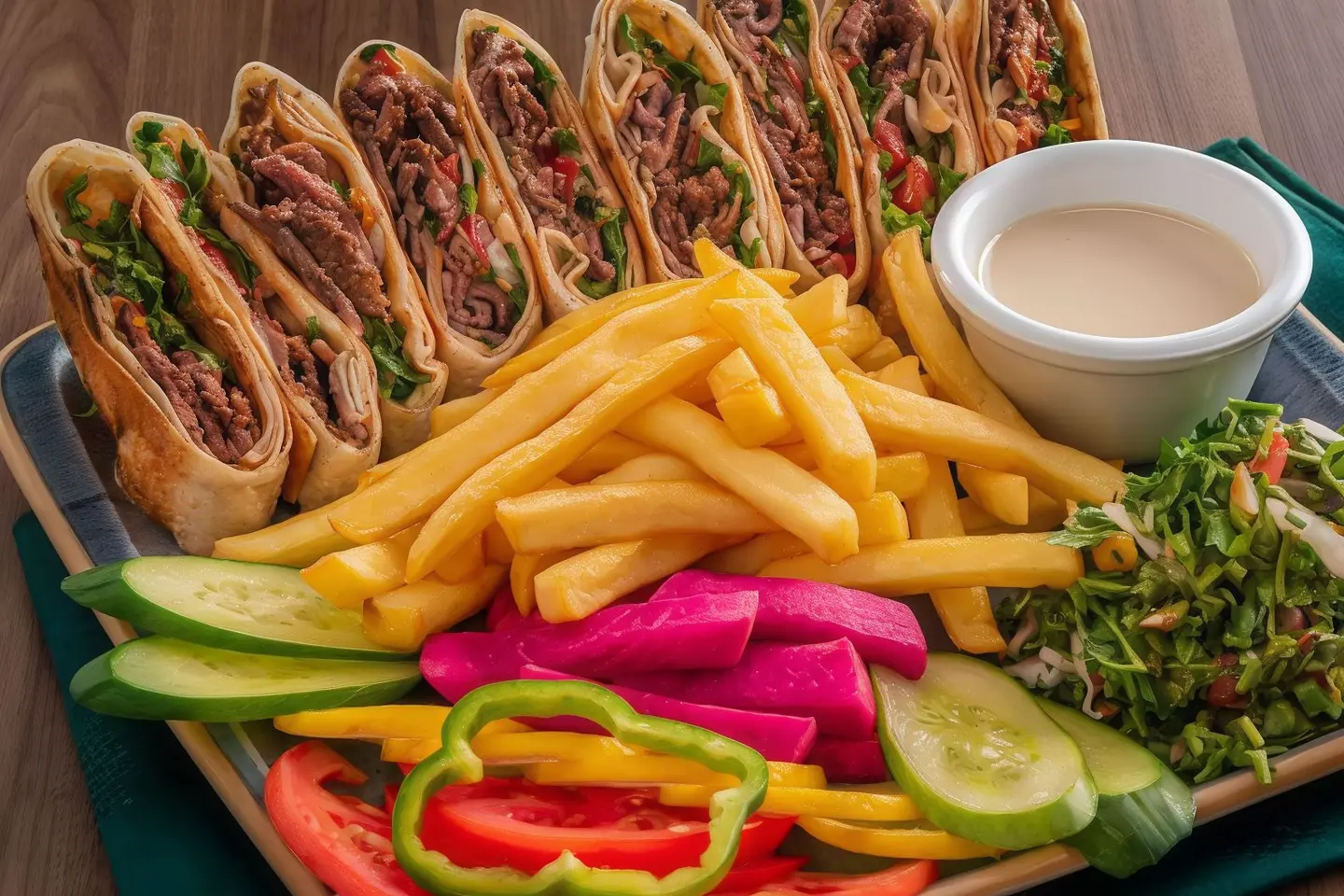 شاورما لحم عربي كبير