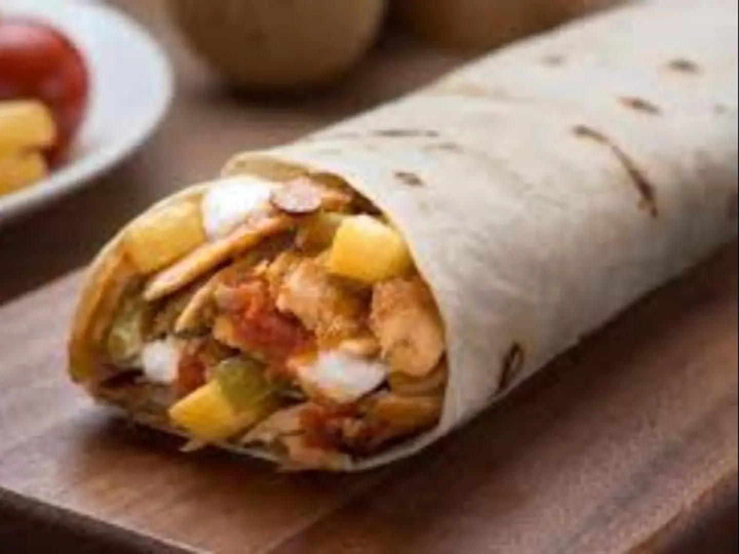 ساندوتش شاورما دجاج بطاطس كبير