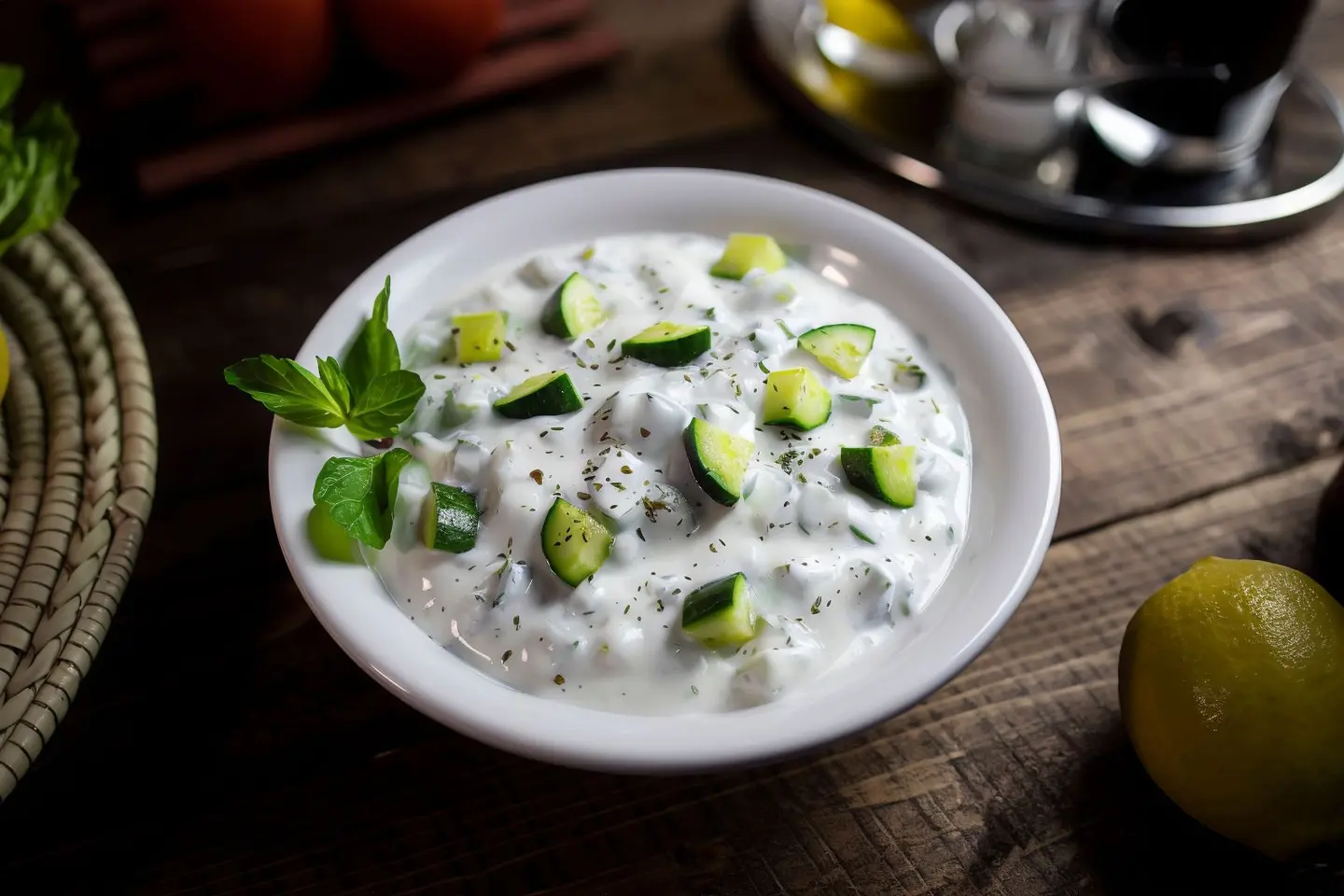 Cucumber With Laban Salad