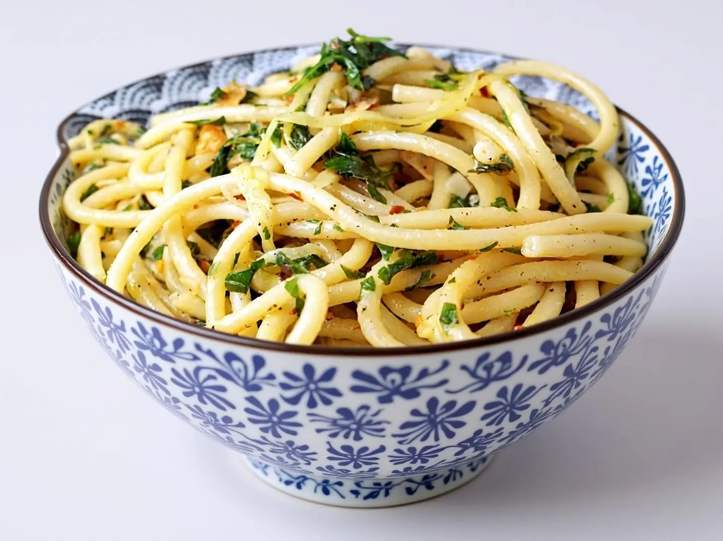 Chicken Pasta Aglio E Olio