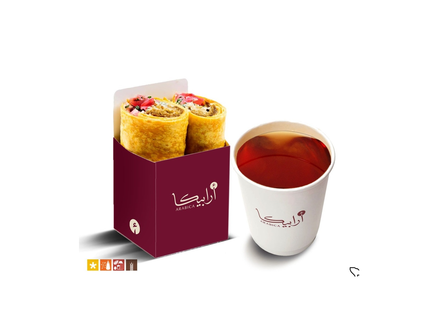 Spicy Falafel + English Tea Sm