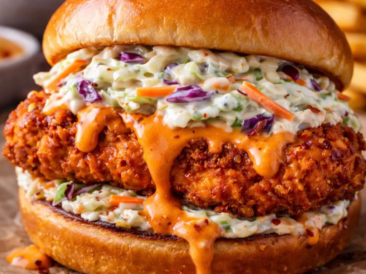 برجر دجاج سبايسى