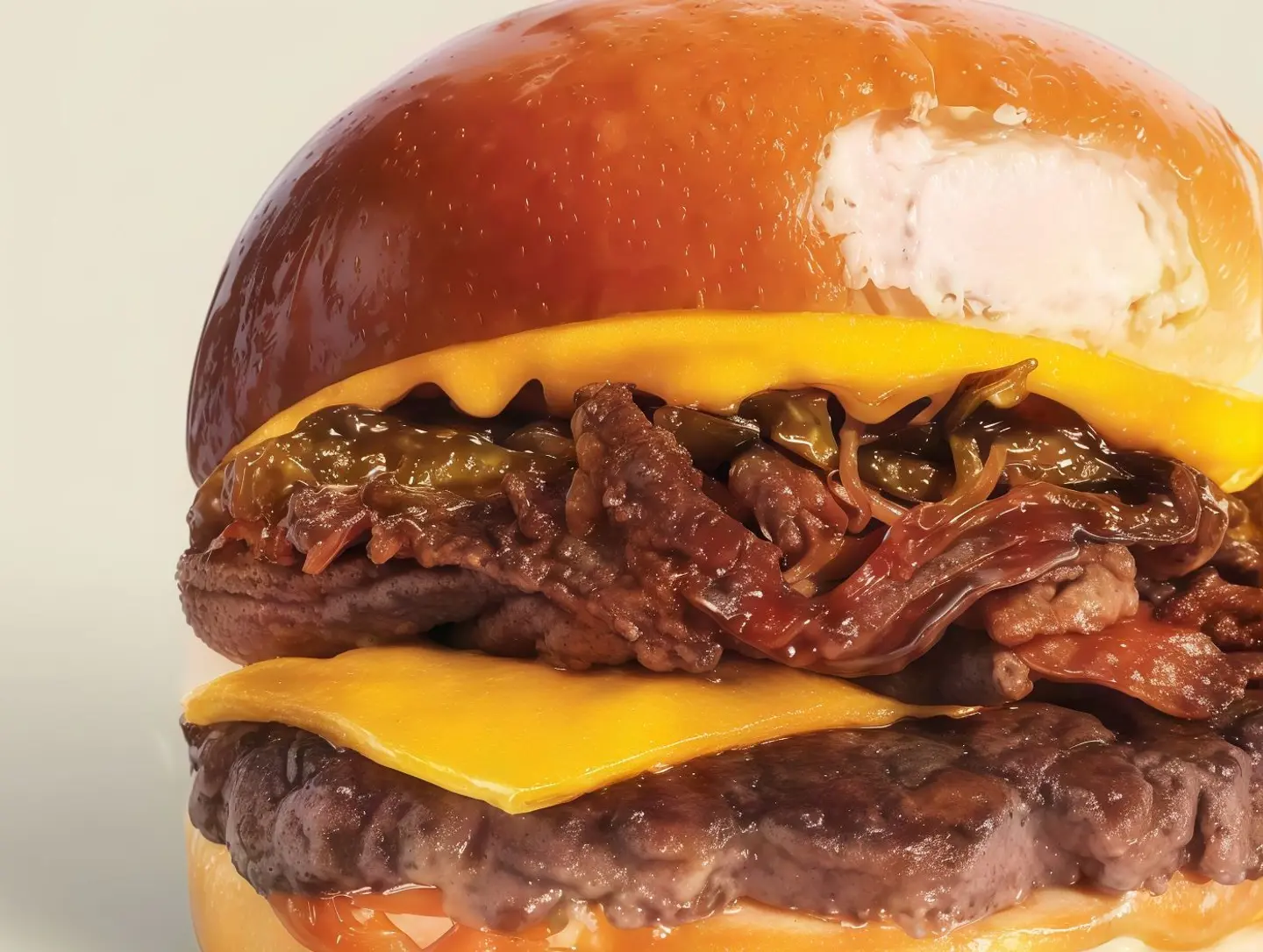 Single Cheeseburger Meal With Fries And Pepsi