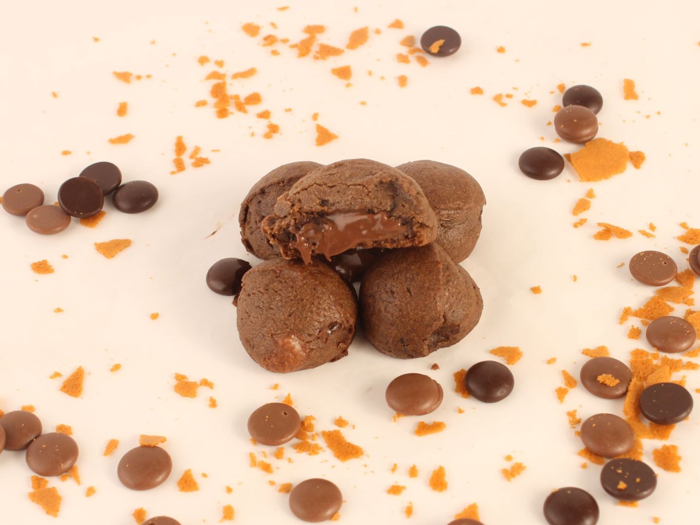 Mini Cookies Double Chocolate 25 Pieces