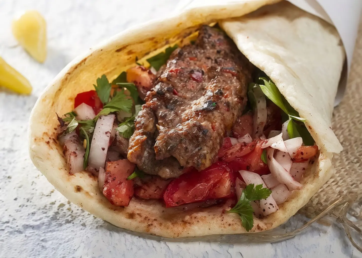 Meat Kebab.