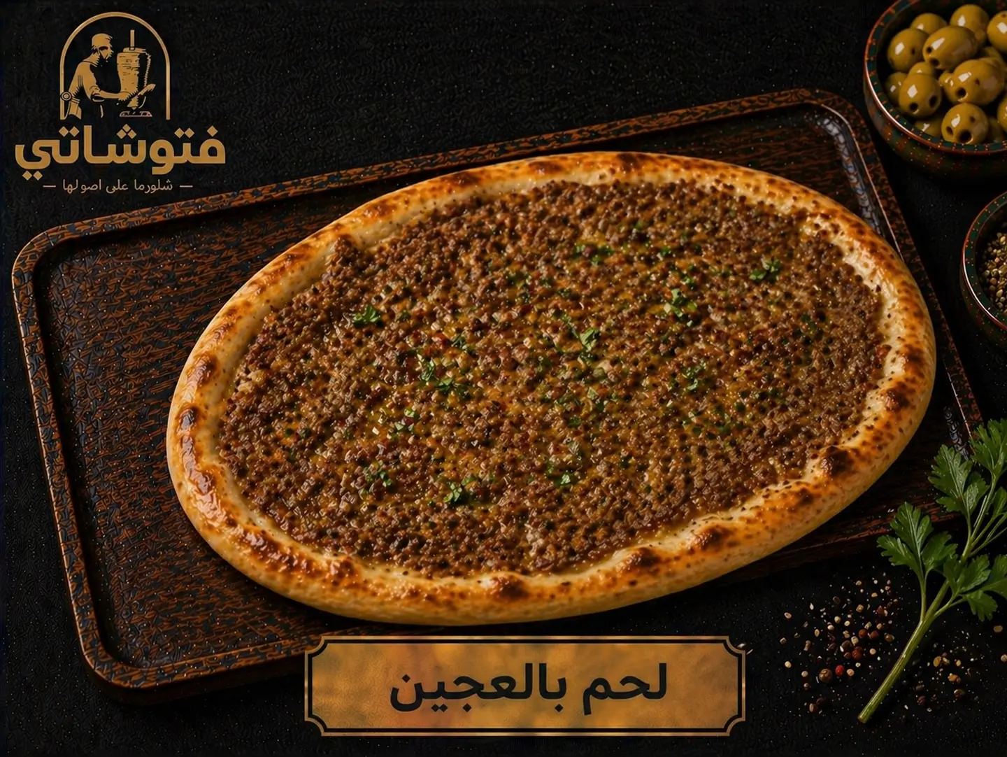 لحم بالعجين