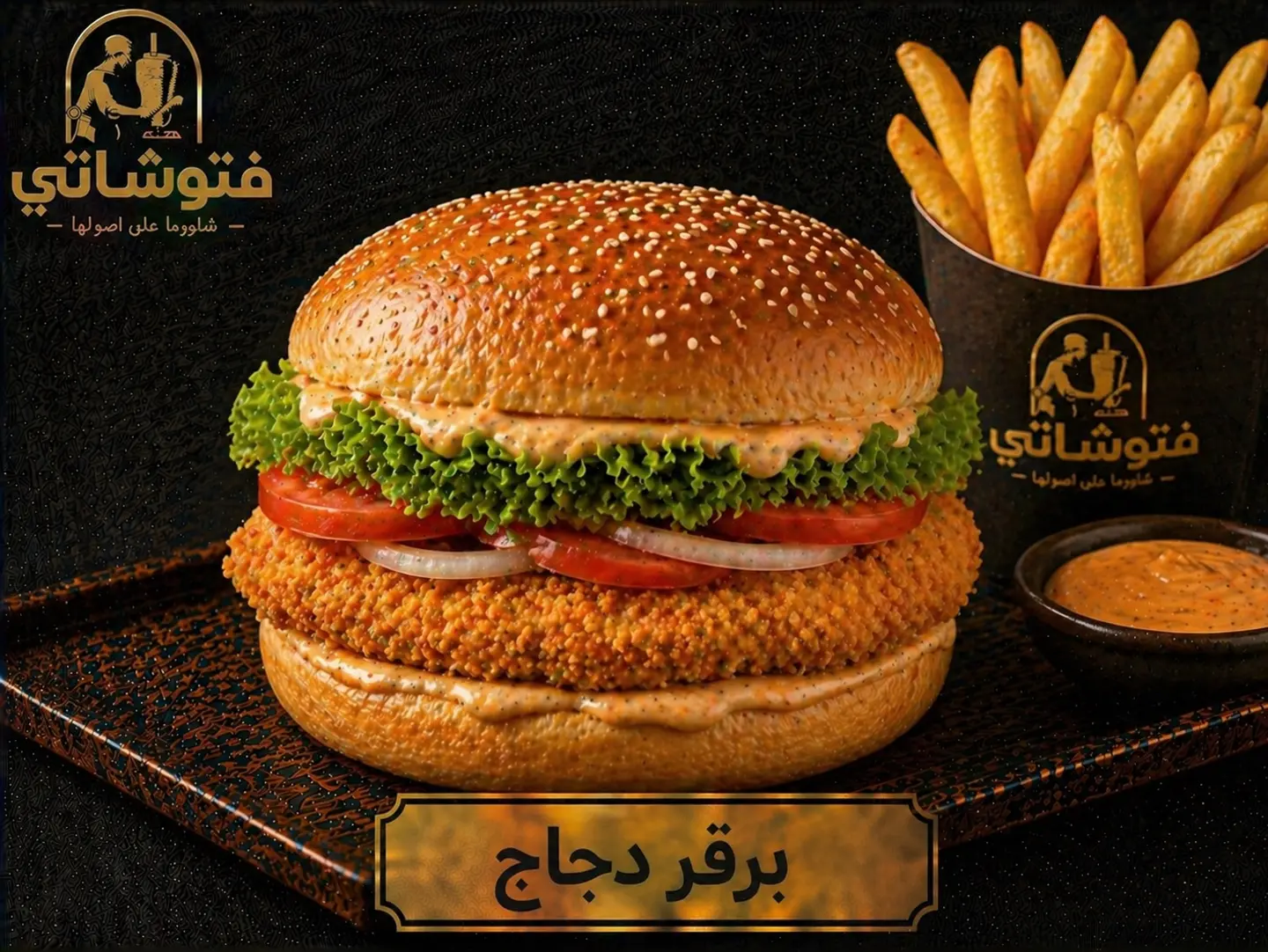 برجر دجاج