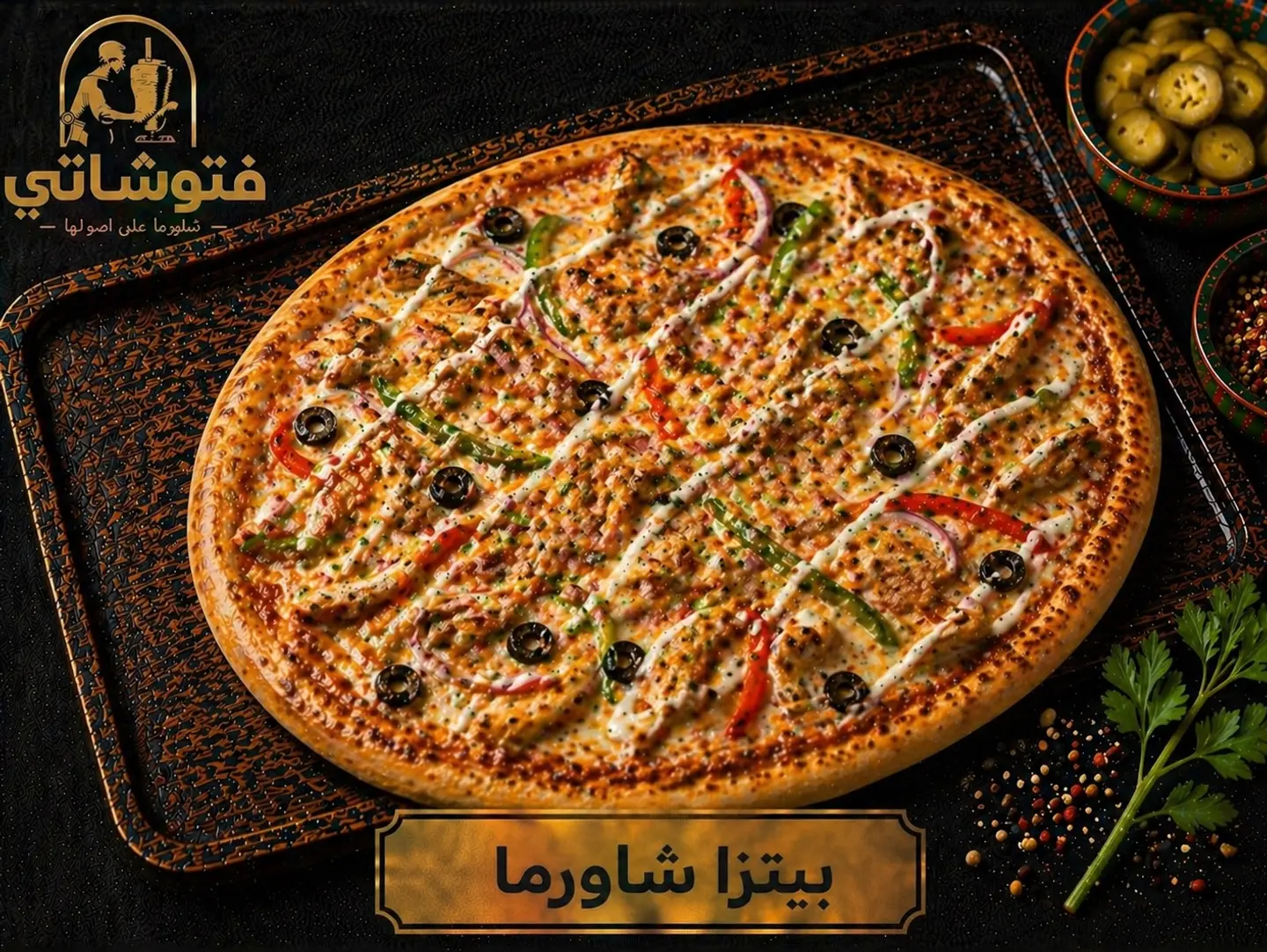 بيتزا شاورما - صغير