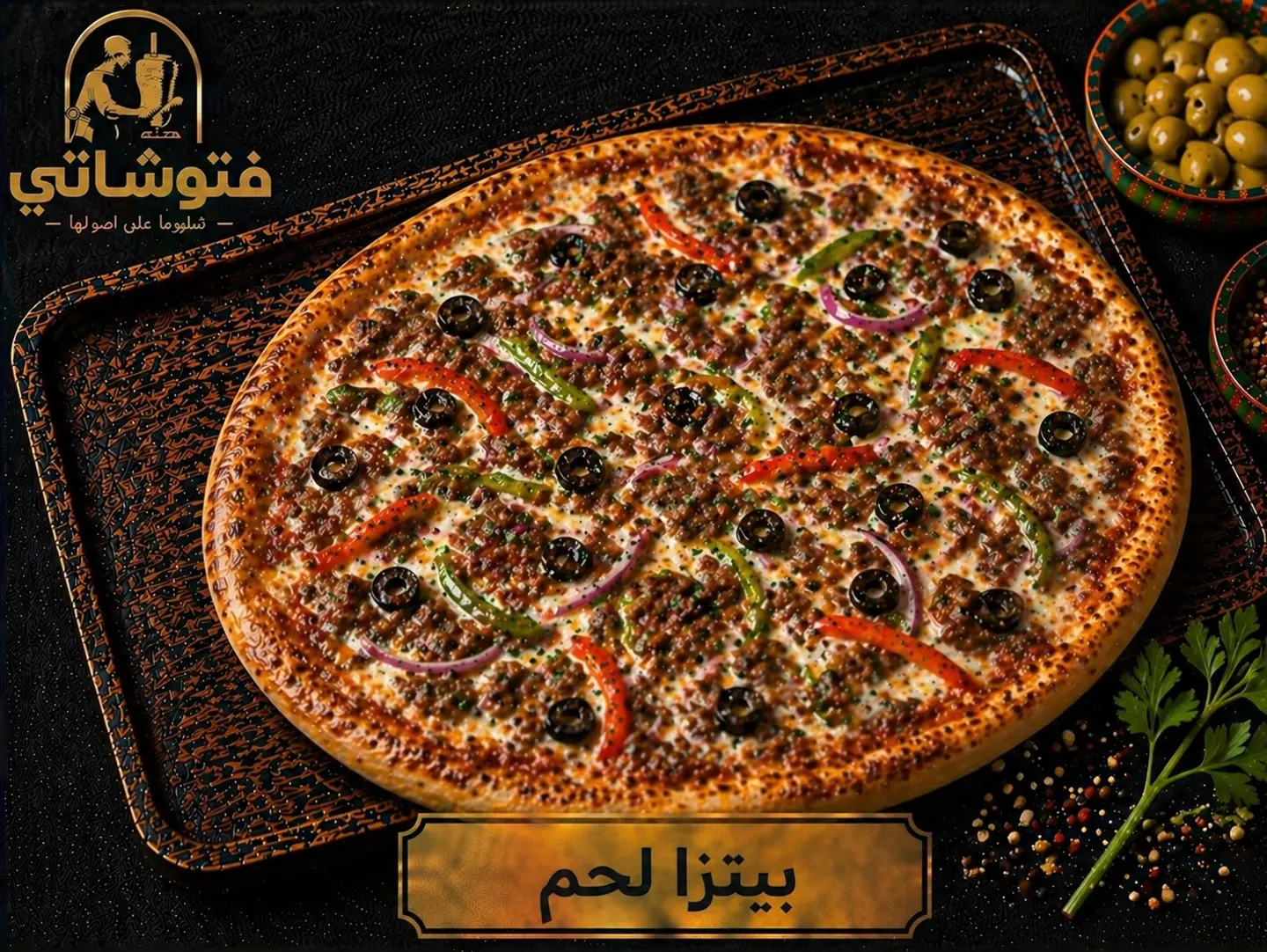 بيتزا لحم - صغير