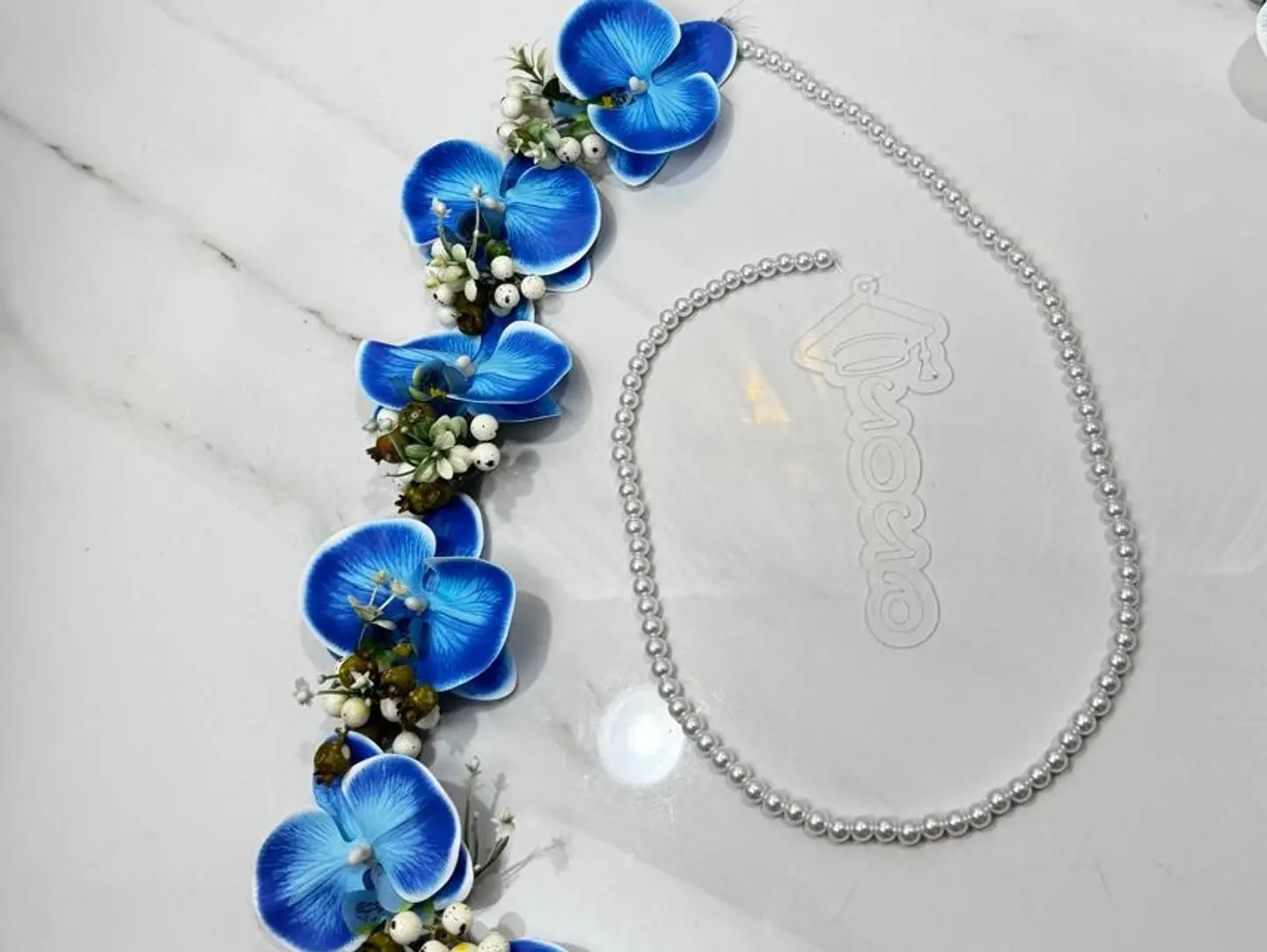 Blue Graduation Necklace