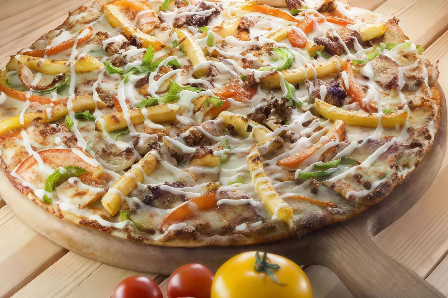 Large Shawarma Pizza