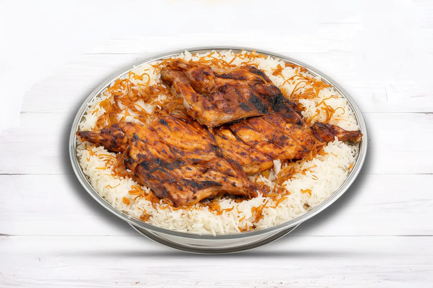 Charcoal Chicken With Rice