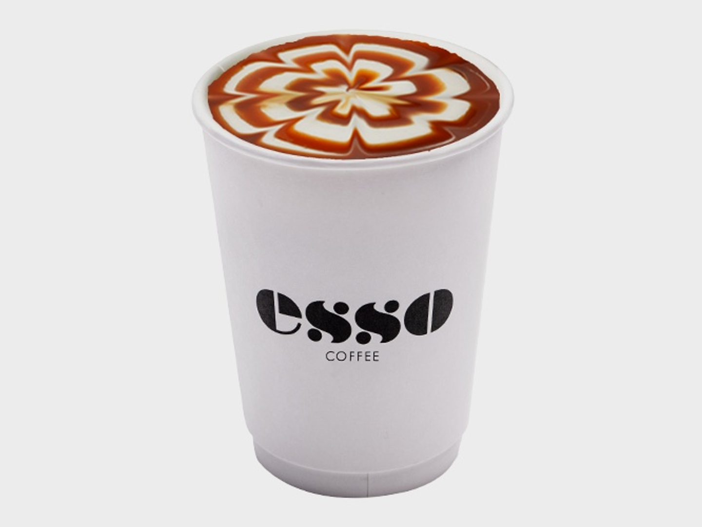 Hot Caramel Macchiato Latte