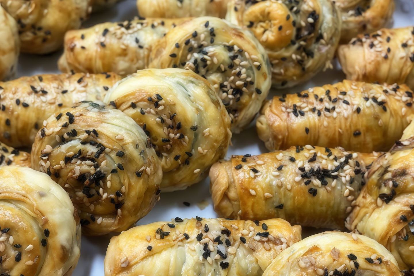 Turkish Borek With Spinach And Cheese