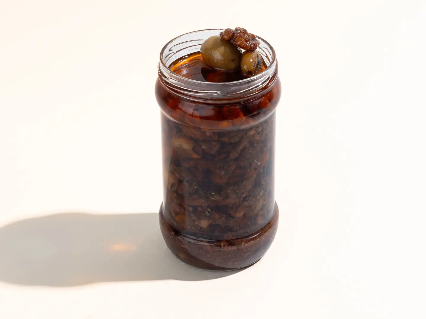 Grilled Green Olive Pickles