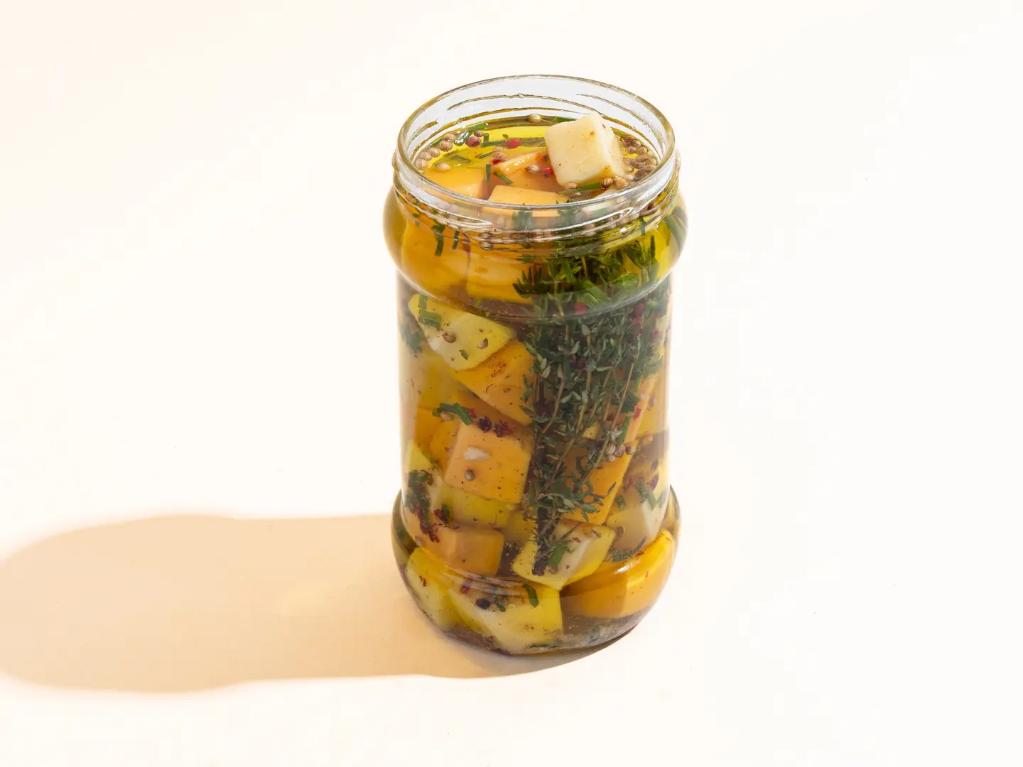 Yellow Cheese With Herbs