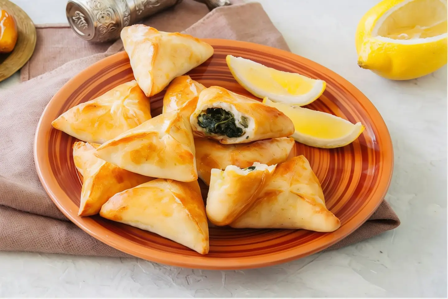 فطيرة سبانخ بيض - كبير