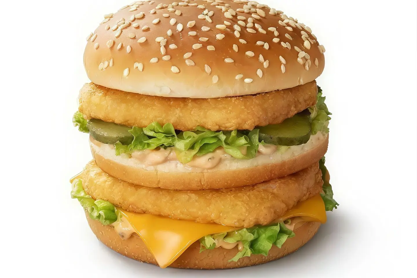 دبل باتي برجر دجاج عايدي