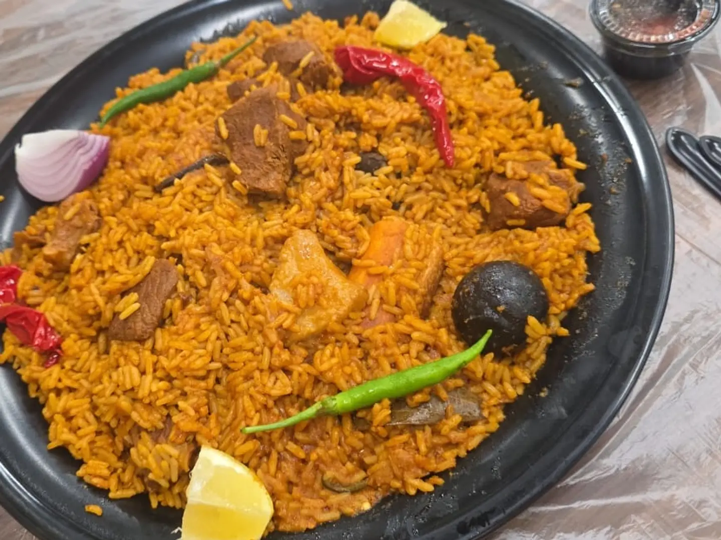 Hyam's Kabsa With Camel Meat