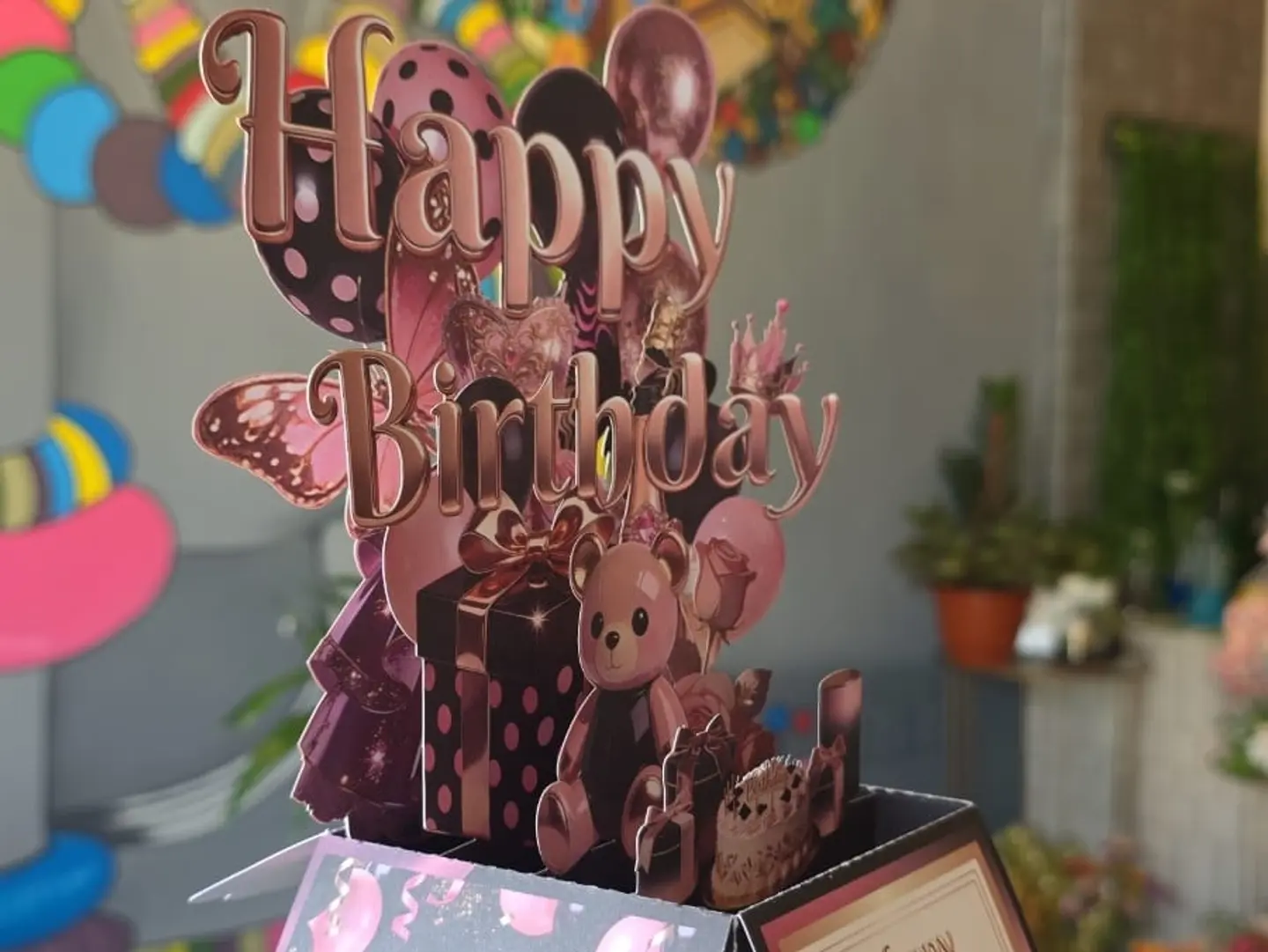 3 D Birthday Greeting Card