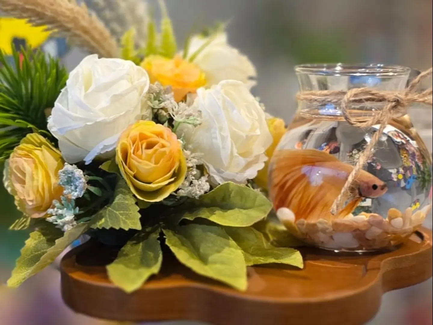 Elegant Fighter Decor Wood