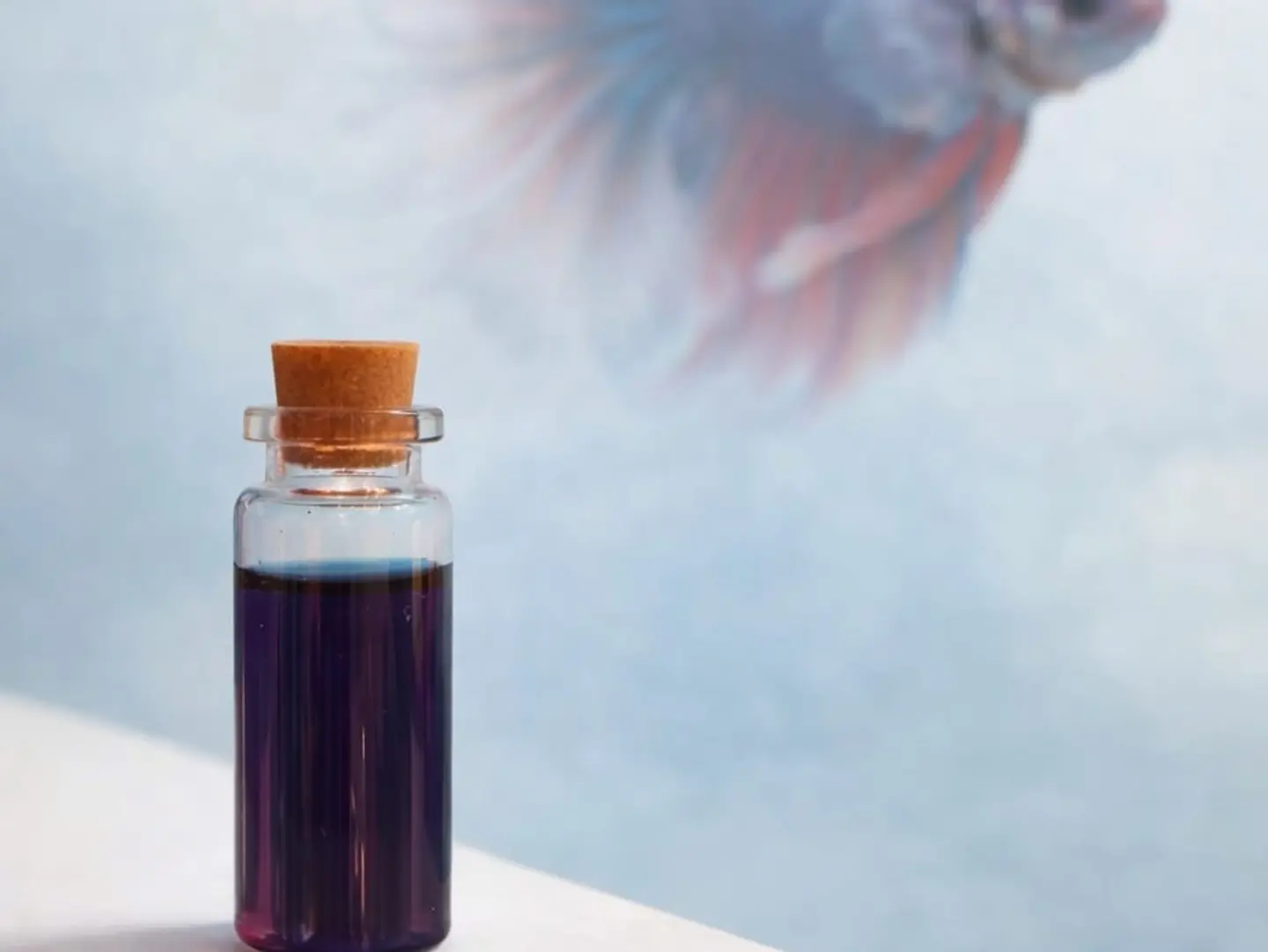 محلول أزرق مغذي لسمك الفايتر