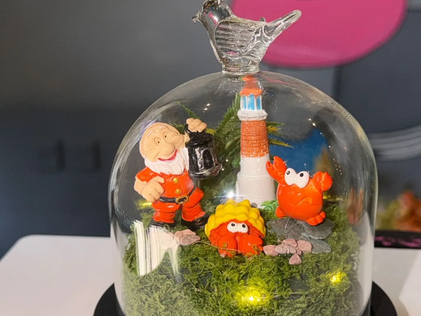 Luminous Dwarfs Lighthouse Terrarium Vase