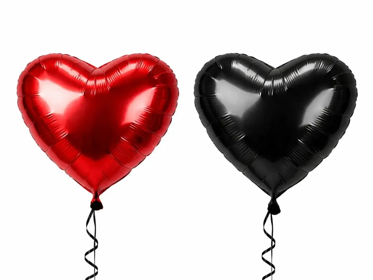 2 Love Heart Balloons