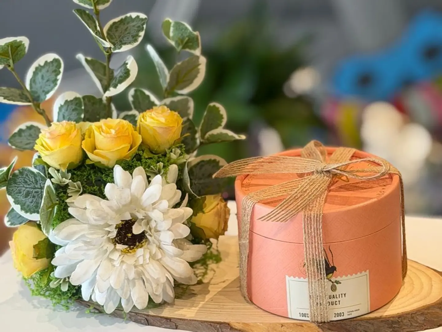 Flowers & Chocolate Box